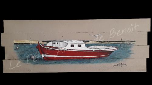 N° 011 Pinasse rouge Mimbeau