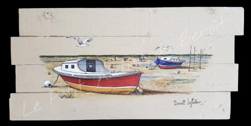 N° 031 Pinasses et pêcheurs à pied