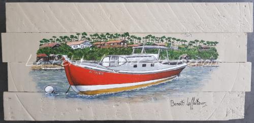 N° 039 Pinasse devant le cap ferret