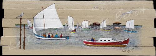 N° 051 Régate pinasses à voiles